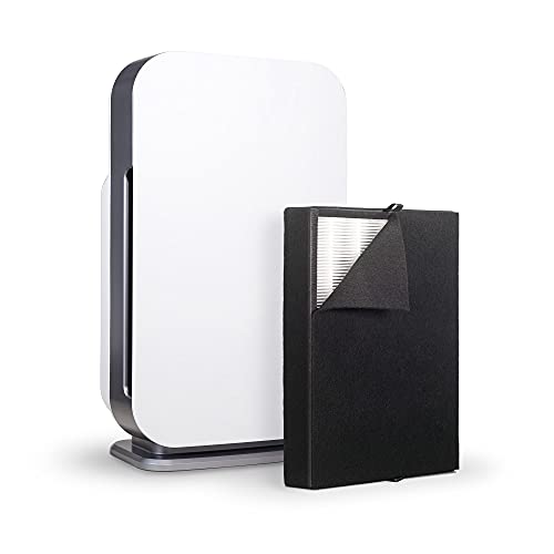 Alen Air Purifier BreatheSmart Flex HEPA with Fresh Filter + Carbon | 1400 Sq. Ft | Perfect for Bedrooms & Home Offices - Captures Allergens, Dust, & Mold + Household Odors & Smoke - White