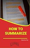How To Summarize English Edition
