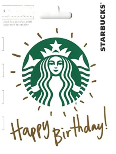 Starbucks Happy Birthday Gift Card