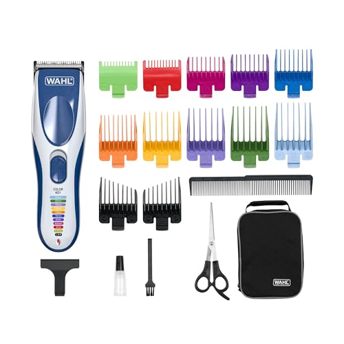(-29%) Wahl Color Pro Akku-Haarschneidemaschine mit farbcodierten Kämmen, Akku