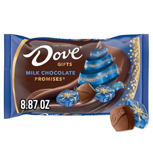 DOVE PROMISES Milk Chocolate Christmas Candy Gifts, Chocolate Candy Individually Wrapped, Stocking Stuffers, 8.87 oz Bag