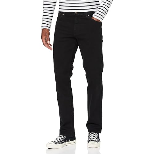 (-49%) Wrangler Herren Texas Jeans, Black Overdye, 50W / 34L