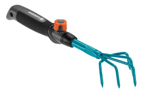 🔥 SELTEN SO GÜNSTIG (-49%) Gardena combisystem-Blumenkralle: 5-Zinken-Kleingrubber zum Lockern des Bodens in Beeten und Blumenkästen, Arbeitsbreite 7 cm, ergonomischer Griff, Korrosionsschutz (8923-20)