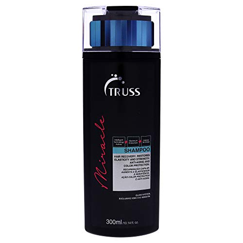 TRUSS Miracle Hair Shampoo - Anti-Aging & Color Protection Hair Shampoo for Women & Men - Formulated with Keratin & Vitamin E to Help Restore Elasticity & Shine (10.14 oz)