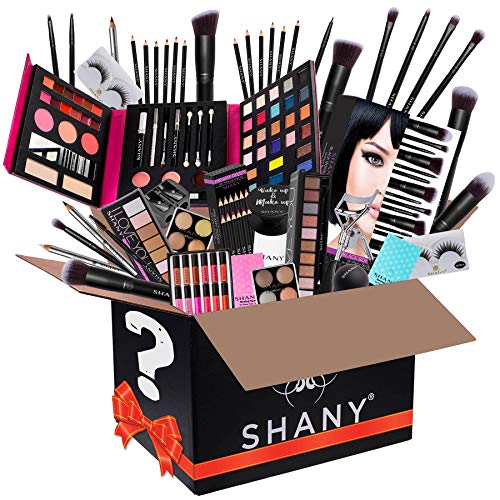 SHANY Cosmetics SHANY Gift Surprise- AMAZON EXCLUSIVE - All in One Makeup Bundle - COLORS & SELECTION VARY MULTI-COLORED, Unscented