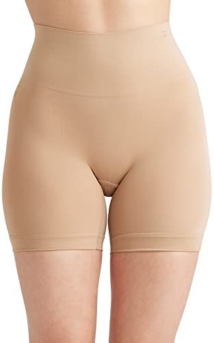 Yummie Women's Ultralight Seamless Shapewear Short, Almond, Medium/Large