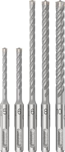 (-50%) Bosch 5x PRO SDS plus-5X Hammerbohrer-Set, 5/6/6/8/10 mm, 5-tlg.