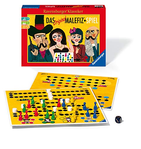 (-21%) Ravensburger 26737 - Das Original Malefiz Spiel - Familienspiel für 2-4 Spieler, Ravensburger Klassiker ab 6 Jahren