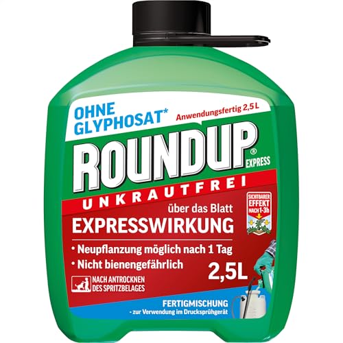 🔥 STARKER PREIS (-42%) Roundup Unkrautfrei Express 2,5L Refill gegen Unkraut in Ziergärten