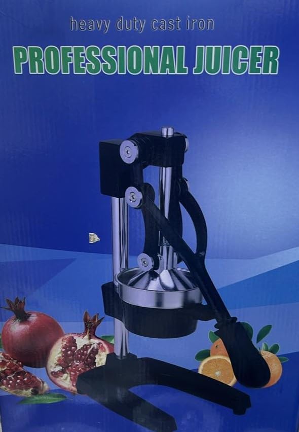 CO-Z Hand Press Juicer Machine, Manual Orange Juicer and Professional Citrus Juicer for Orange Juice Pom Lime Lemon Juice, Commercial Lemon Squeezer, Easy to Clean, Gray
