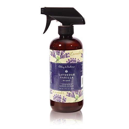 Abbey & Sullivan Odor Eliminating and Refreshing Linen and Room Spray, Lavender Vanilla, 16 oz.
