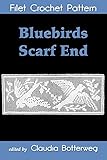 Bluebirds Scarf End Filet Crochet Pattern Complete Instructions And Chart English Edition