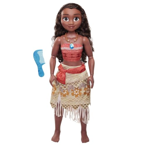 Disney Moana Doll 32" Tall Playdate Perfectly Poseable Doll, Includes Hair Comb, Playdate Moana Fashion Doll, Moana Doll Stands 32 Inches Tall! Great Gift for Girls
