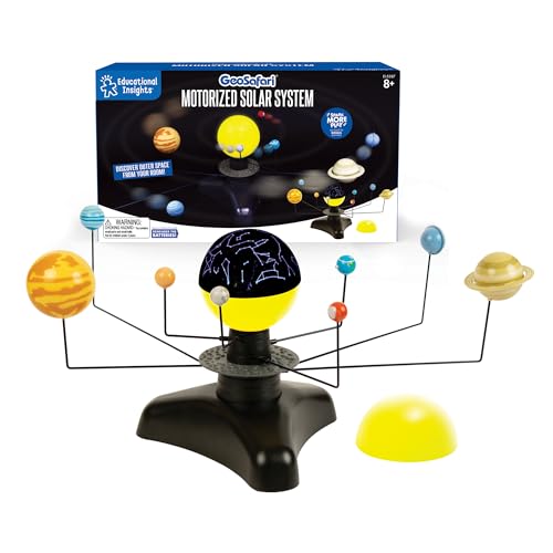 Educational Insights GeoSafari Motorized Solar System - Space Toys & STEM Learning for Kids, Model Planet Kit, Science Classroom or Bedroom Decor, Astronomy Sets and Gifts for Boys & Girls Ages 8+