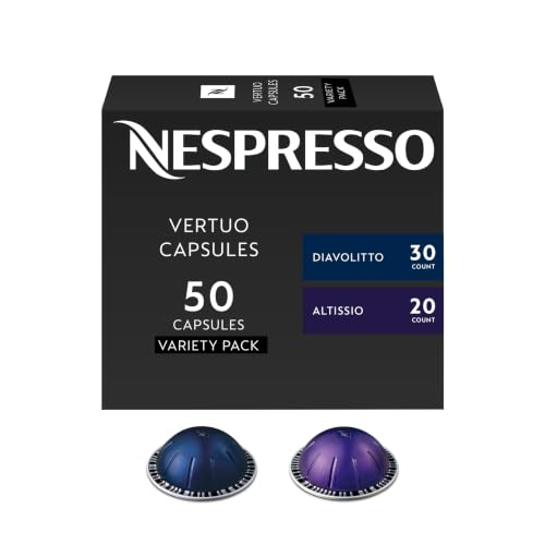 Capsules Vertuo Espresso Variety Pack Medium And Dark Roast Espresso