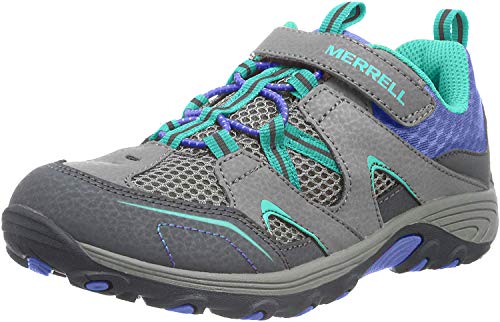 Merrell Trail Chaser Hiking Sneaker, Grey/Multi Seasonal, 4 US Unisex Big Kid