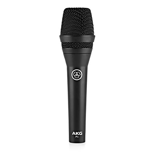 AKG Pro Audio P5i Dynamic Vocal Microphone with Harman Connected PA Compatibility, Black (AKG P5i)