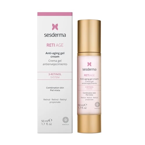 Sesderma Retiage Gel Cream – 3-Retinol System – Reduces Wrinkles & Boosts Firmness – Evens Skin Tone – 50 ml