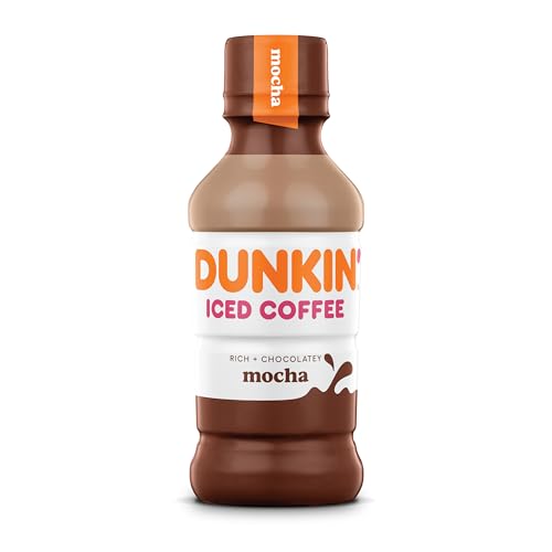 Dunkin' Donuts Mocha Iced Coffee Bottle, 13.7 fl oz
