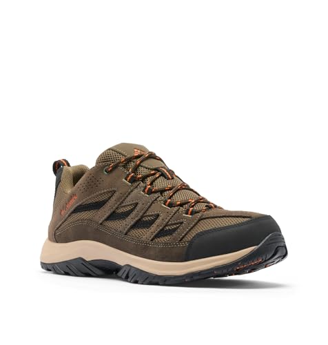Columbia Mens Crestwood, Camo Brown/Heatwave, 10
