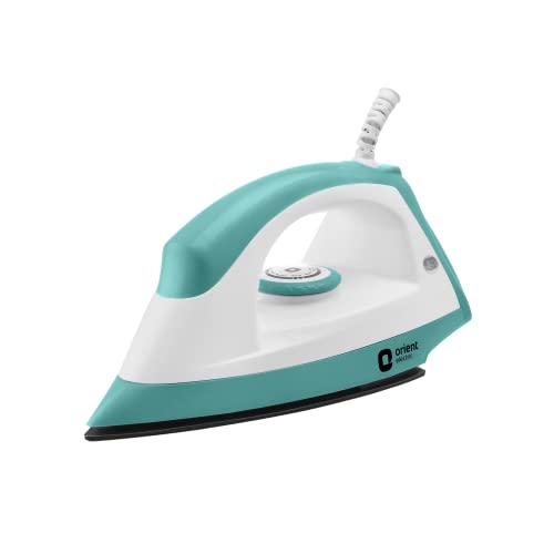 Orient Electric Fabrijoy 1000 Watt Dry Iron for clothes with Weilburger Non Stick Soleplate coating | 5 level safety| 2 Years Replacement Warranty by