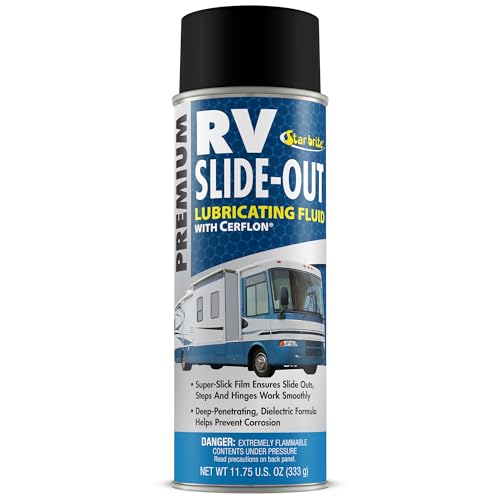STAR BRITE RV Slide-Out Lubricating Fluid with Cerflon - Ultra-Slick, Deep-Penetrating, Corrosion Preventive Spray for RV Slide Outs (078212)