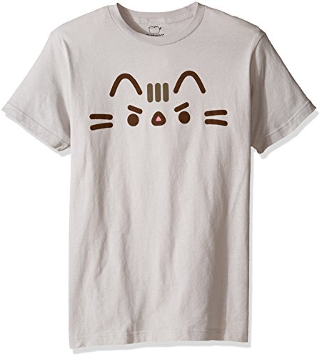 Pusheen Men's One Angry Face T-Shirt, Silver, X-Large