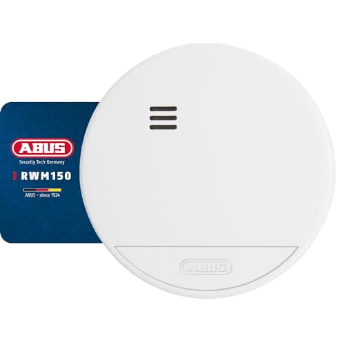 (-45%) ABUS Rauchmelder RWM150 - langlebige 10-Jahres-Batterie - für Wohnräume und VDs geprüft nach DIN EN 14604-85 dB lauter Alarm - Weiß