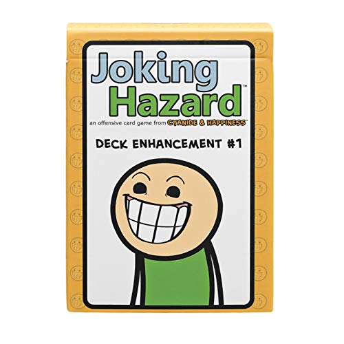Deck Enhancement #1 - The first expansion of Joking Hazard Comic Building Card - Party Game by Cyanide and Happiness for 3-10 players , Orange, Medium