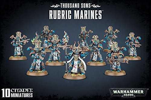 Games Workshop 99120102063" Thousand Sons Rubric Marines, Black, 12 years to 99 years
