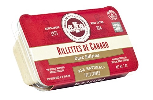 Three Little Pigs, Rillette de Canard, Duck Rillettes 7 oz