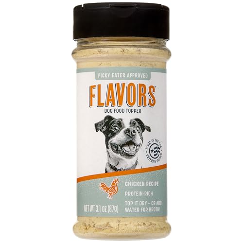 BEAUMONT BASICS Flavors Food Topper for Dogs, Chicken Recipe, 3.1-Ounce