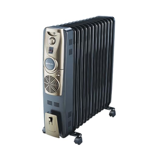 Bajaj Majesty RH 13F Plus 2500 Watts 13 Fins Oil Filled Room Heater | ISI Approved | DuraProtek | Temperature Control | Auto Thermal Cut-Out | 2 Yr Wa