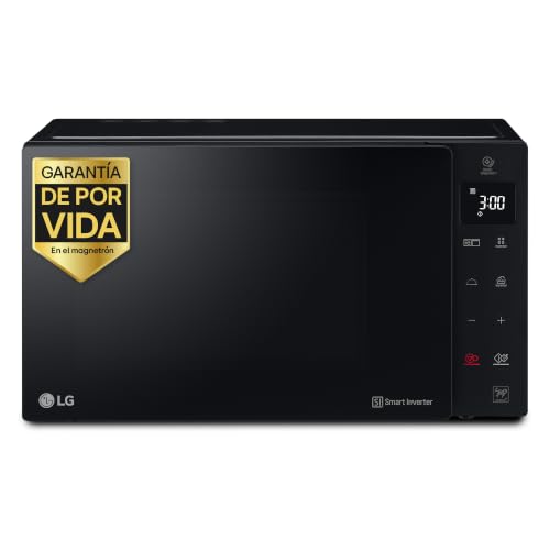 (-40%) LG MH6535GDS Mikrowelle (25 L, 1000 W) mit Grill (LED-Display, Smart Inverter Technologie, pflegeleicht), Schwarz