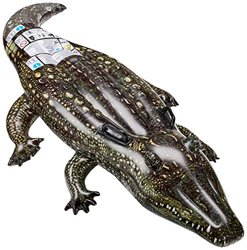 ⚡ BLITZDEAL (-61%) Intex 57551NP - Aufblasbares Reittier Alligator, Vinyl, Grün, 170x86 cm