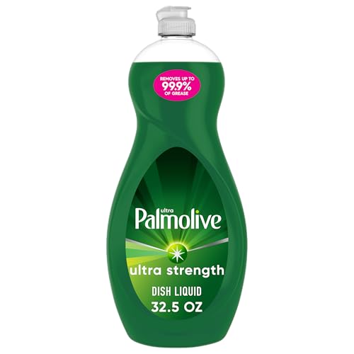 Palmolive Ultra Strength Liquid Dish Soap, Original Green, 32.5 Fluid Ounce