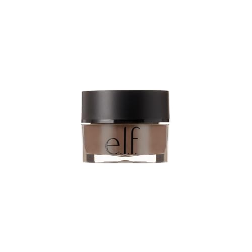 e.l.f. Lock On Liner And Brow Cream, Sculpts & Defines Eyebrows, Vegan & Cruelty-Free, Espresso