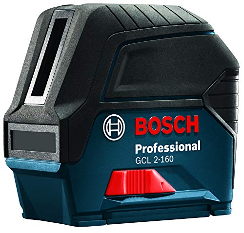 BOSCH GCL 2-160 65 Ft Self-Leveling Cross-Line Laser with Plumb Points, Includes Magnetic Rotating Mount, Ceiling Grid C