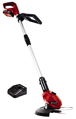 🔥 STARKER PREIS (-33%) Einhell Akku-Rasentrimmer GE-CT 18 Li Kit Power X-Change (Li-Ion, 18V, Motorkopf drehbar, Flowerguard, inkl 20 Kunststoffmesser, inkl. 2,0Ah Akku und Ladegerät)