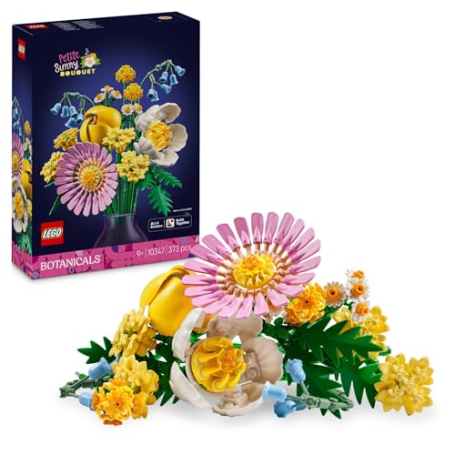 (-38%) LEGO Botanicals Kleiner Sommerstrauß - Spielset mit künstlichen Blumen – Spielzeug mit Glockenblumen, Gänseblümchen, Tulpen & mehr – Geschenk für Mädchen und Teenager ab 9 Jahren – 10347