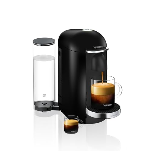 Nespresso VertuoPlus Deluxe Coffee and Espresso Machine by Breville Stylish Design If you like to