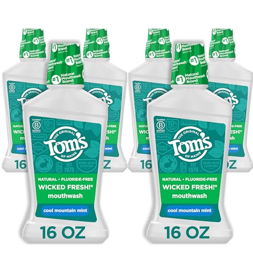 Toms Of Maine Natural Wicked Fresh Alcohol Free Mouthwash Cool