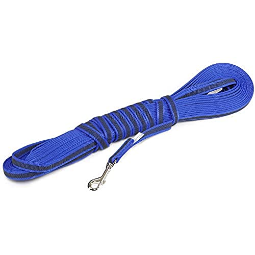 Color & Gray Super-Grip Leash without Handle, 14 mm x 15 m, Blue-Gray