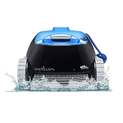 Dolphin Nautilus CC Automatic Robotic Pool Vacuum Cleaner, Wall Climbing Scrubber Brush