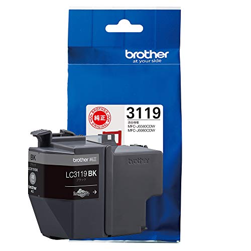 【brother純正】インクカートリッジブラック(大容量) LC3119BKの商品画像