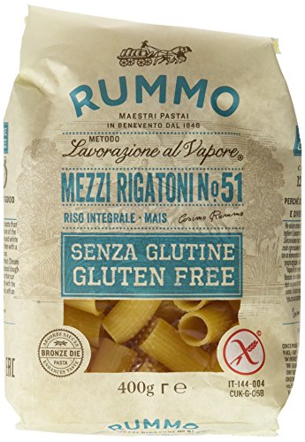 Rummo Gluten Free Mezzi Rigatoni (リガトーニ)