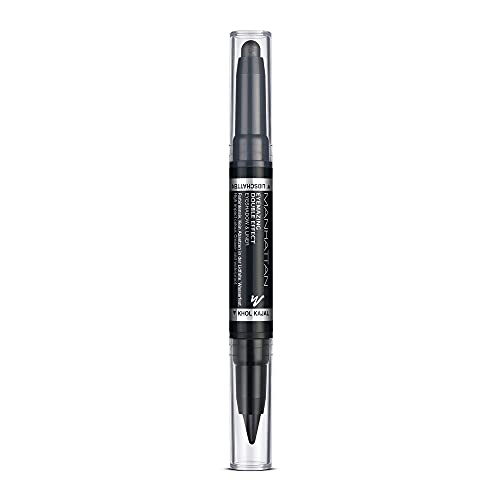 (-39%) Manhattan Eyemazing Double Effect Eyeshadow & Liner – Schwarz 2-in-1-Lidschatten- und Eyeliner-Stift – Farbe 001 In The Black – 1 x 0,7 g & 1 x 0,9 g