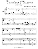 Cavalleria Rusticana Beginner Piano Sheet Music