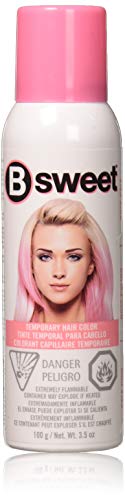Punky Temporary Hair Color Spray – Pale Pink, Instant Vivid Temporary Hair Dye for Women, Wash Out, Hair-Color Spray, 3.5 oz, 1 Pack
