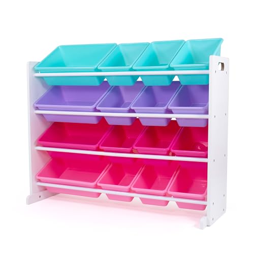 Humble Crew Toy Storage Organizer with 16 Removable Storage Bins